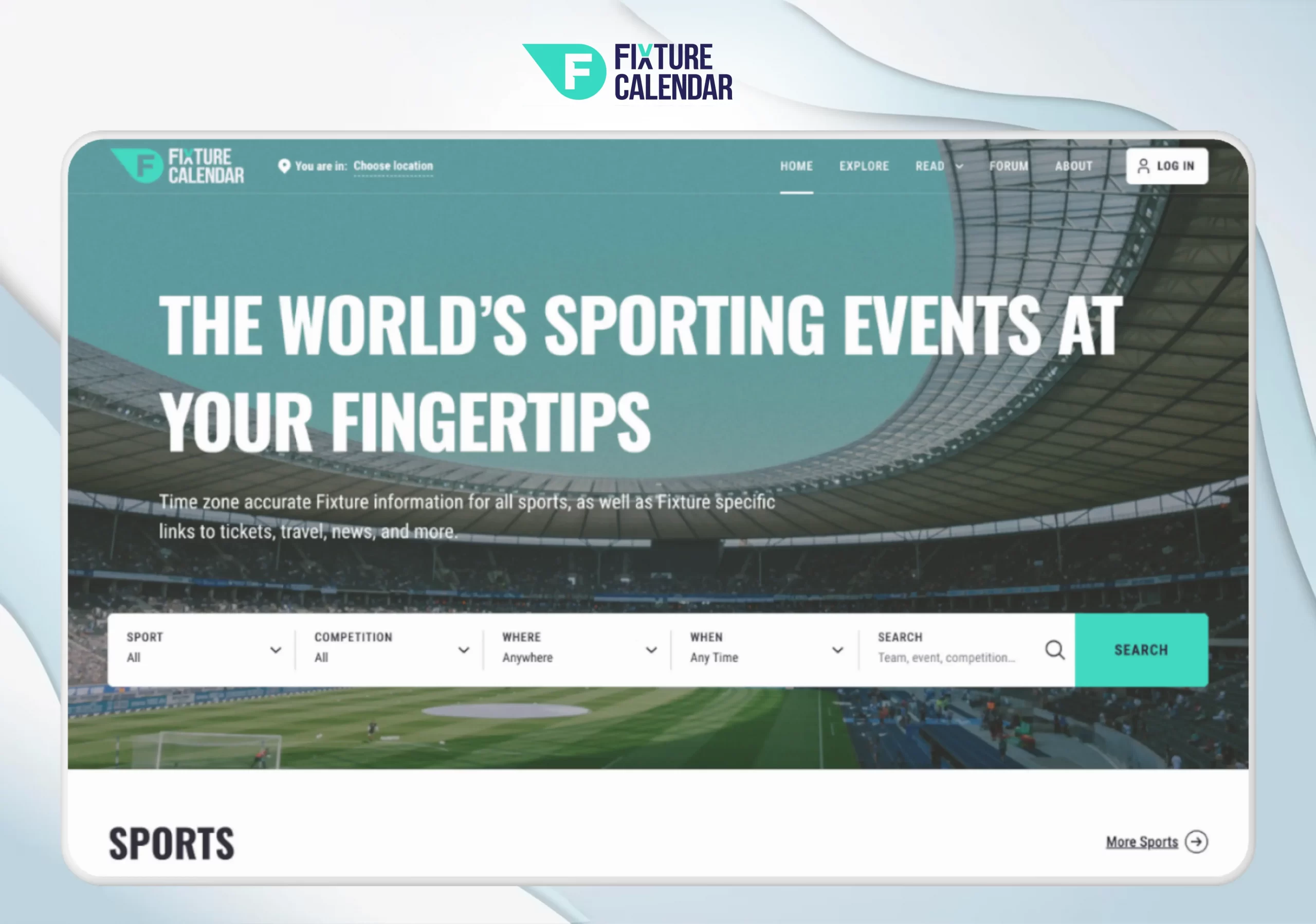 Full-stack App Development for a Comprehensive Sports Calendar